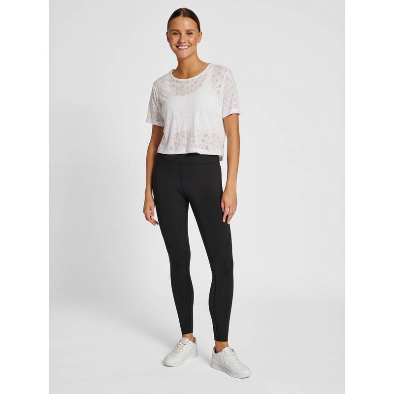 hummel hmlMT IRIS BURNOUT CROP T-SHIRT T-Shirt Damen