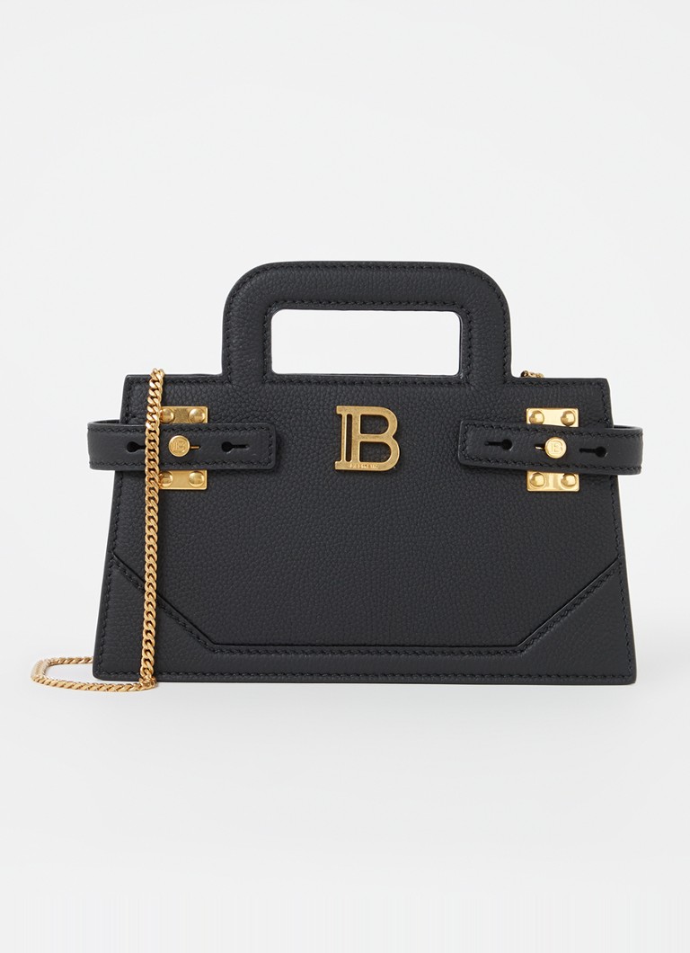 Balmain B-Buzz Mala torbica od teleće kože