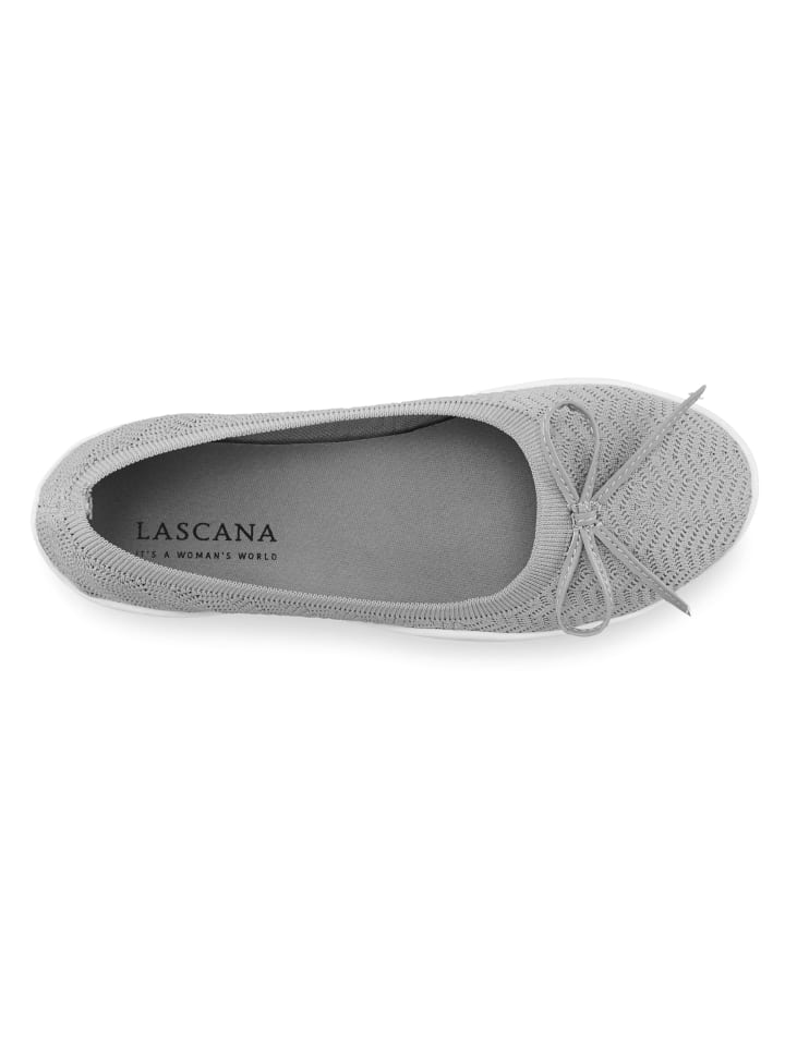 LASCANA Sneaker Ballerinas in grau günstig kaufen