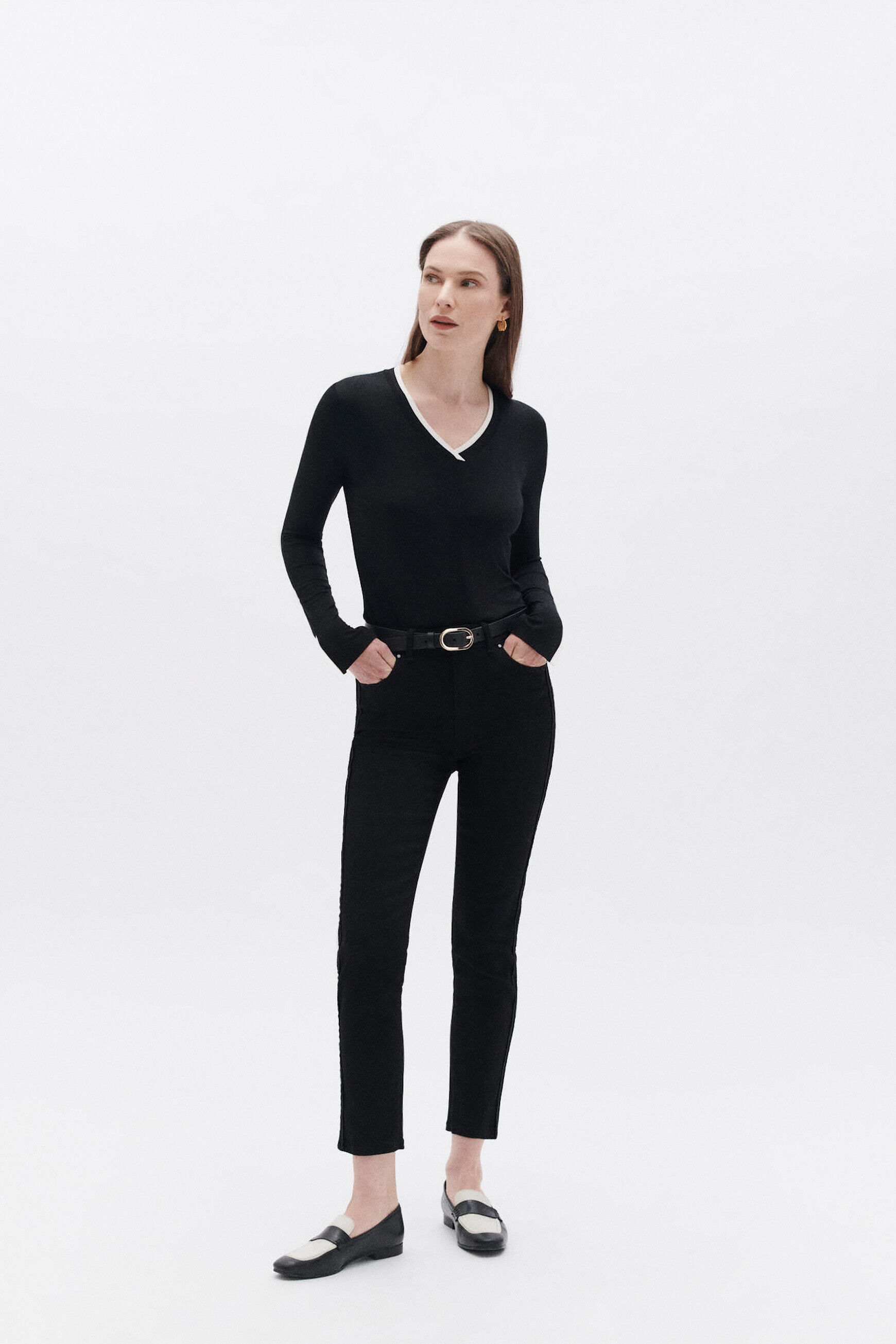 T-shirt tresor noir femme
