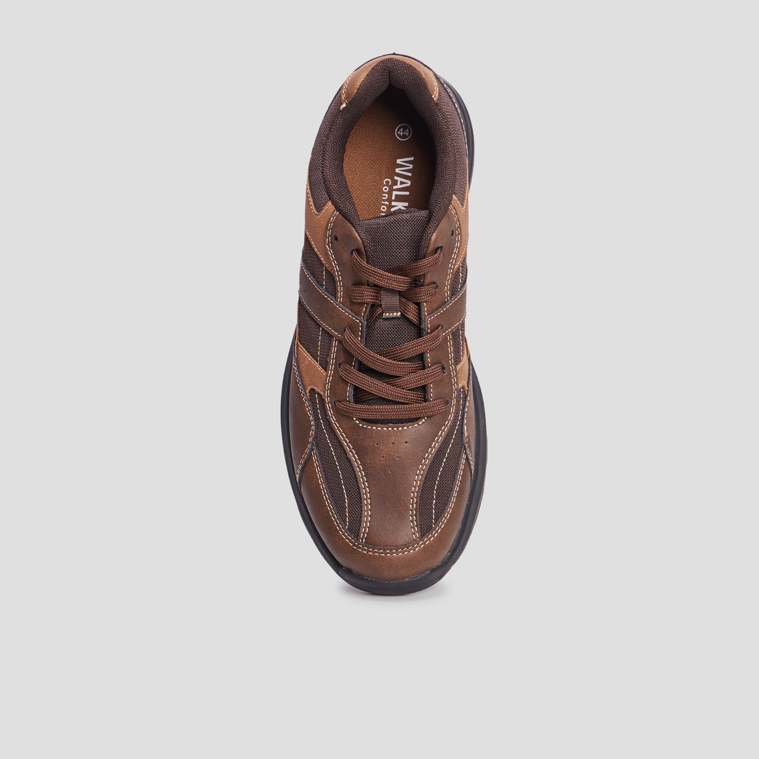 Derbies à lacets Walking Daco marron homme | La Halle