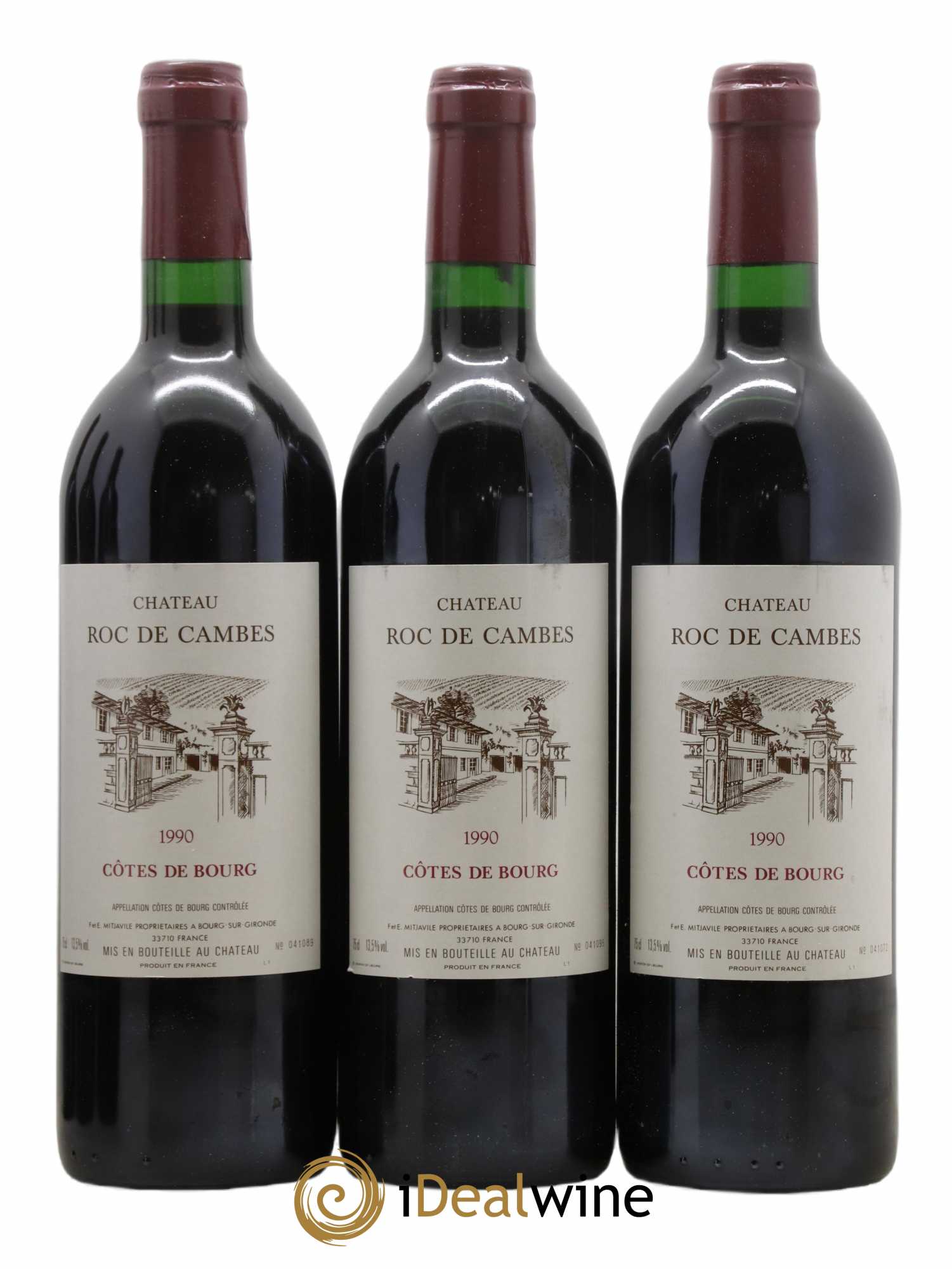 Roc de Cambes  1990 - Lot de 12 Bouteilles