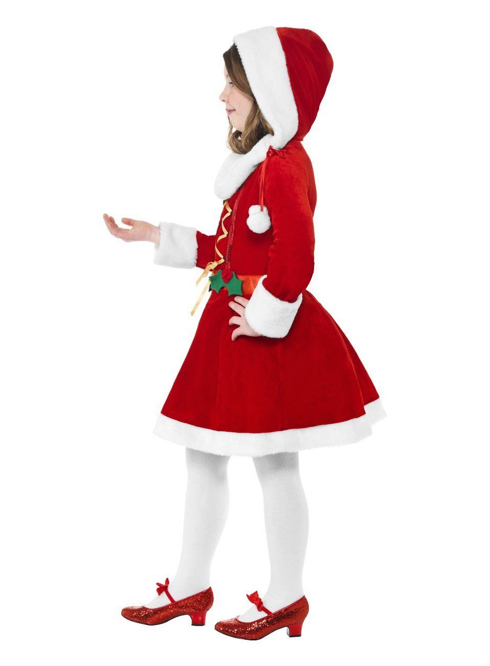Smiffys Kostüm Weihnachtsfrau, Entzückendes Kostüm für die besinnlichste Zeit des Jahres