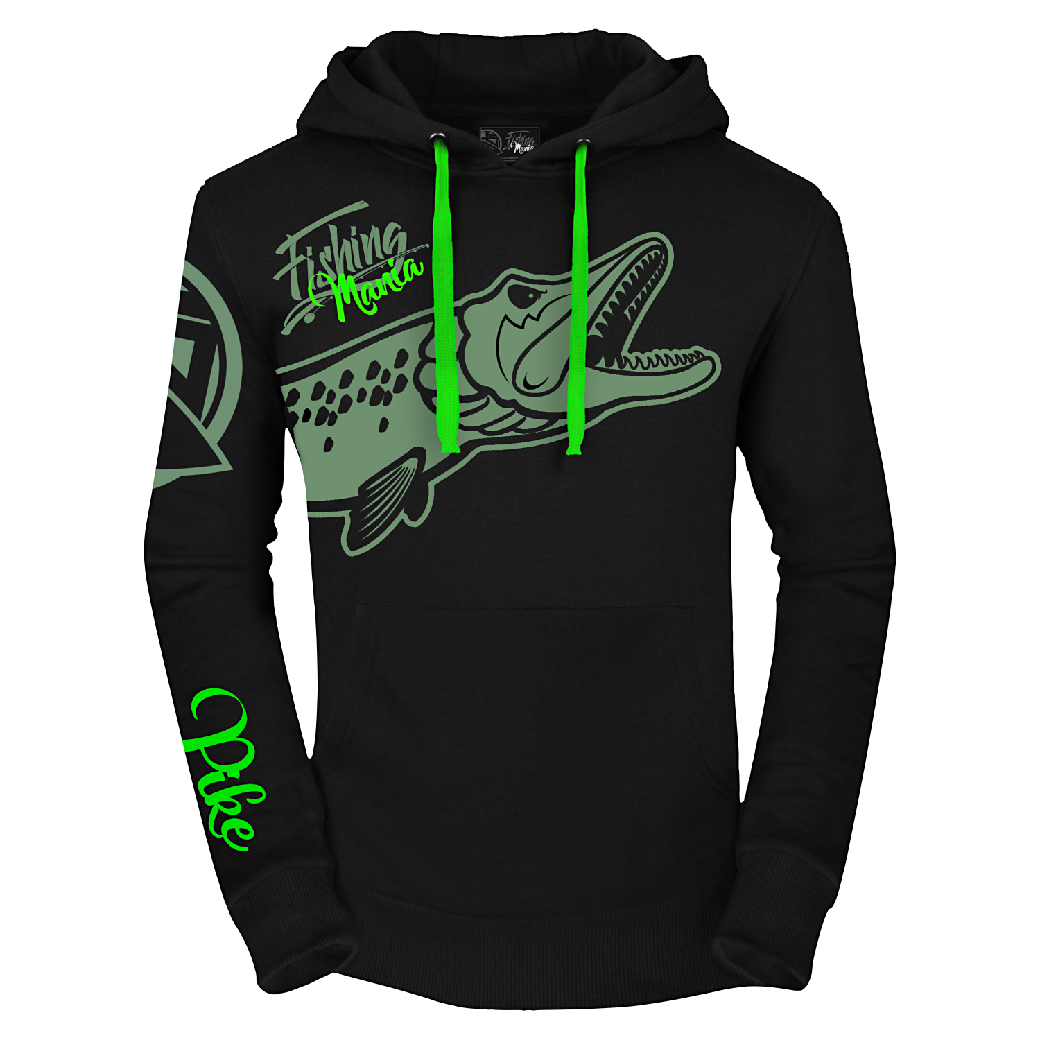 Hotspot Herren Hoodie Fishing Mania (Hecht)