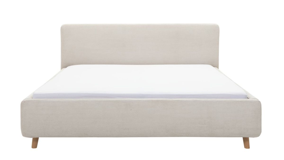 Meise Polsterbett Mattis Cord Beige 180 x 200 cm