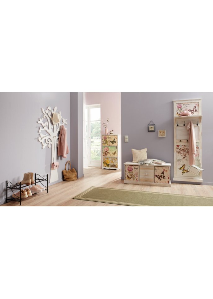 Garderobenpaneel mit Schmetterling-Design