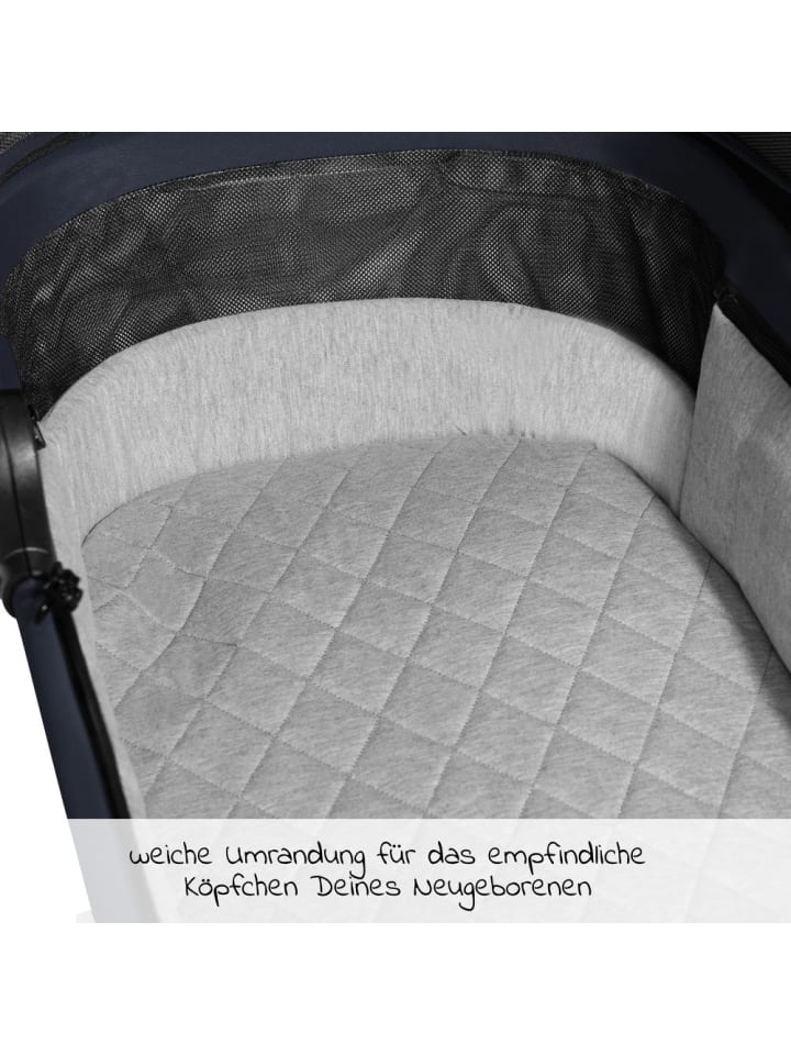 Hauck Kombi-Kinderwagen Walk N Care Set inkl. Babywanne, in schwarz,blau günstig kaufen onesize