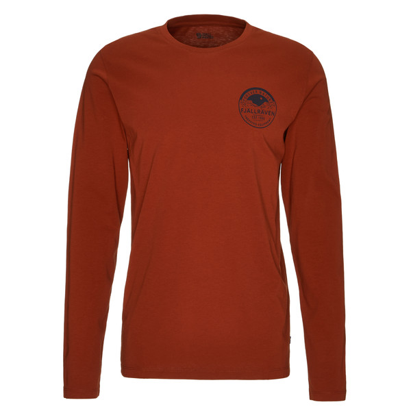 FOREVER NATURE BADGE LS M Herren - Langarmshirt