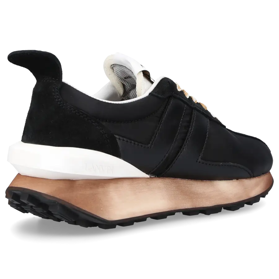 Lanvin - Sneaker low NYLON RUNNER Nylon - schwarz