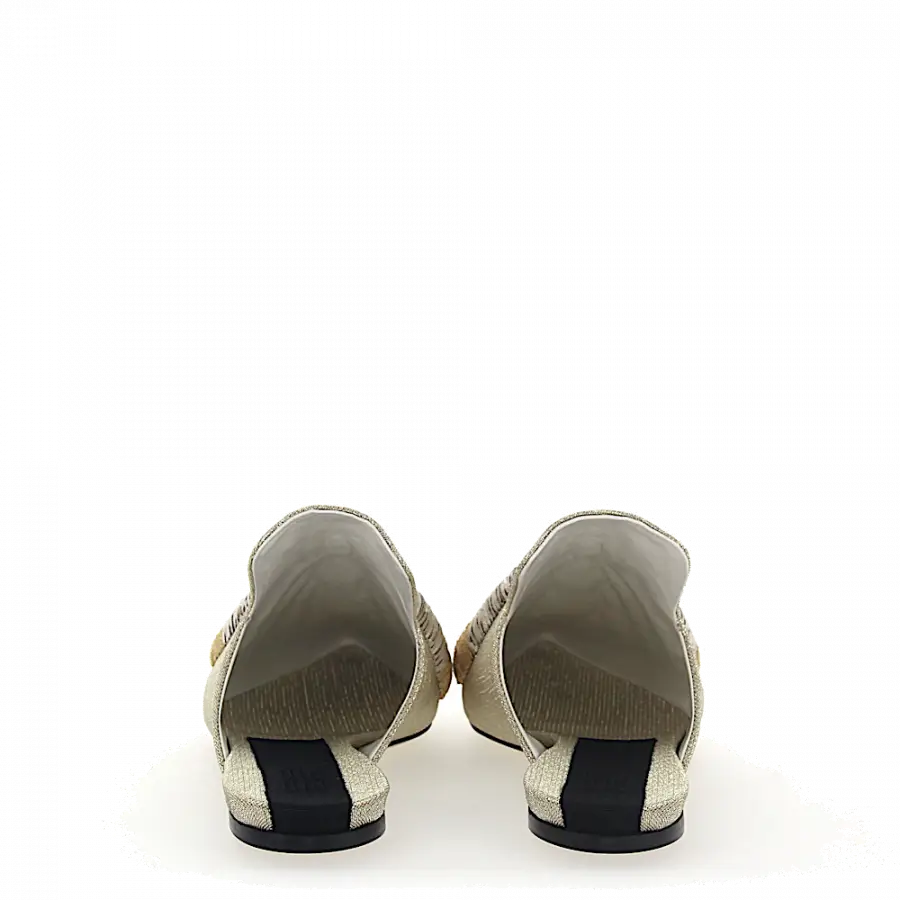 SANAYI 313 - Slipper 112986 Stickerei gold - beige