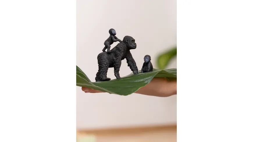 Schleich 42601 - Wild Life - Flachland Gorilla Familie