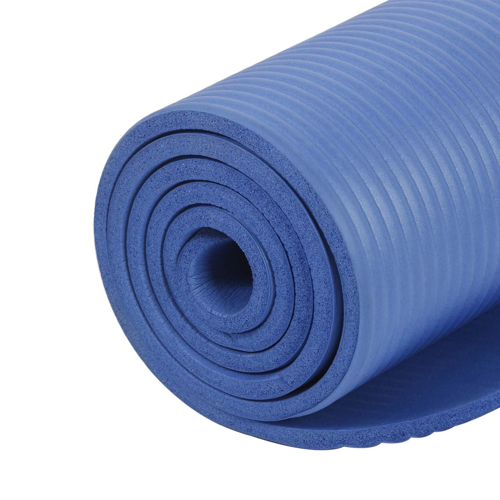 HAC24 Yogamatte Gymnastikmatte 190cm x 60cm x 1cm, inkl. Tragegurt-System