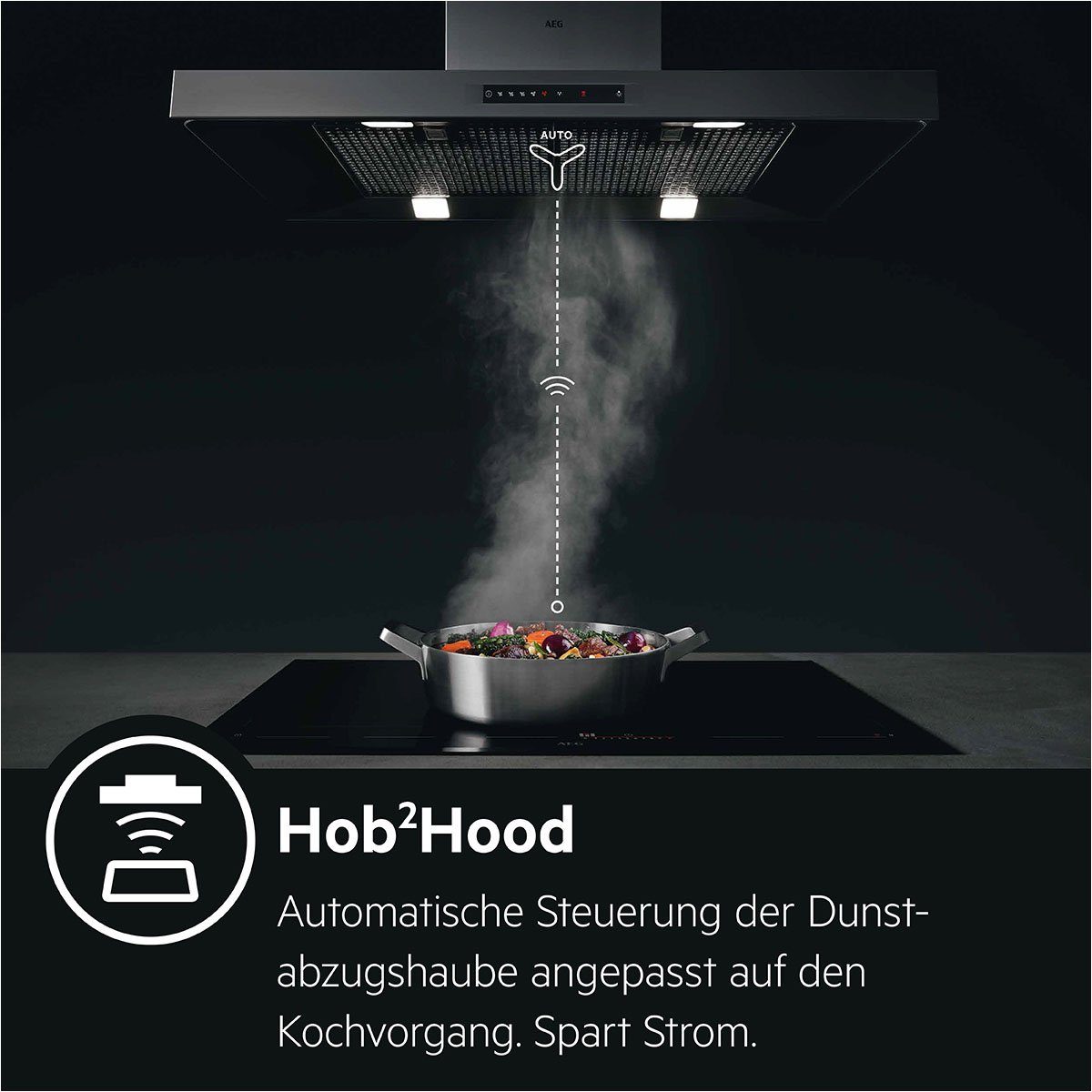 AEG Induktions-Kochfeld IAE84411XB, SenseBoil - Überkochschutz