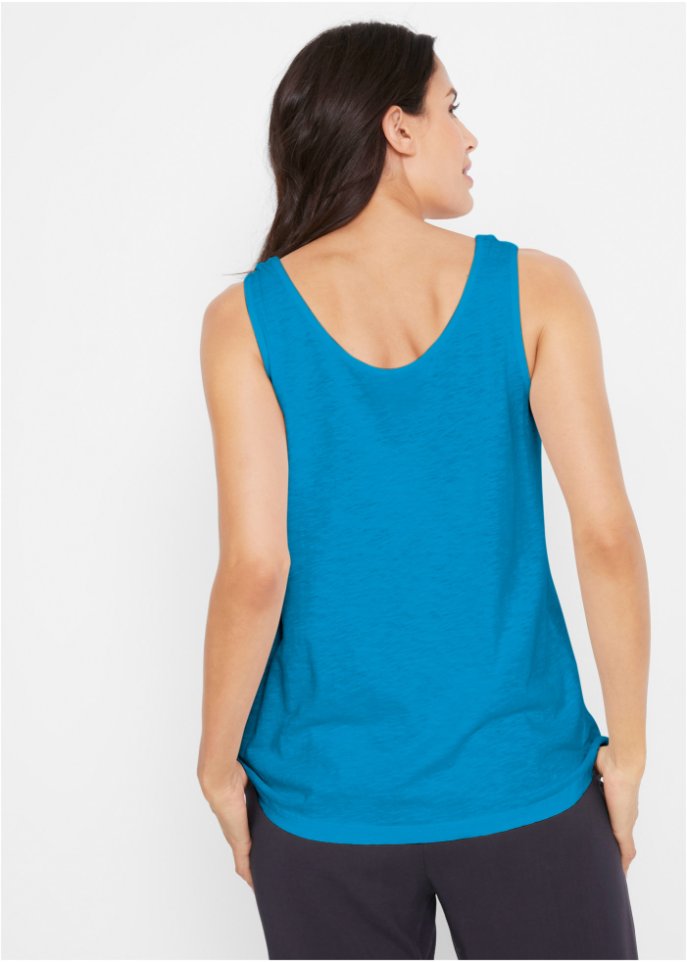 Baumwoll Top mit Knotendetails