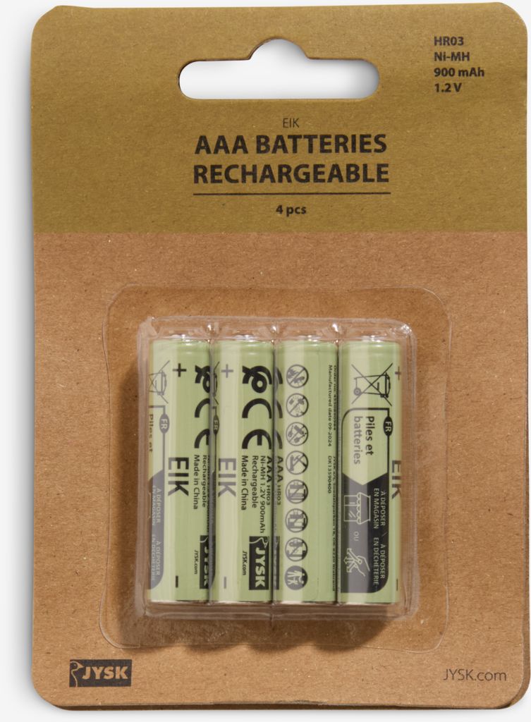 EIK AAA batteries 4 pcs/pack