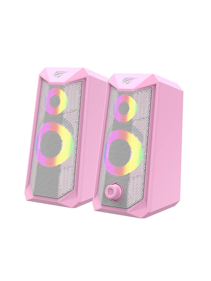 COFI 1453 Computer-Lautsprecher Havit SK202 2.0 RGB Pink in Rosa günstig kaufen onesize