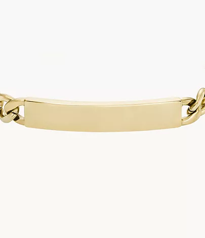 Fossil Gliederarmband Drew Edelstahl goldfarben