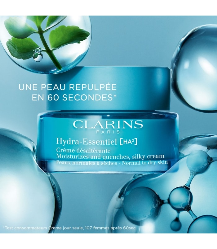 Clarins-HYDRA-ESSENTIEL [HA²] -Gel Hydratant Matifiant  Peaux normales à mixtes