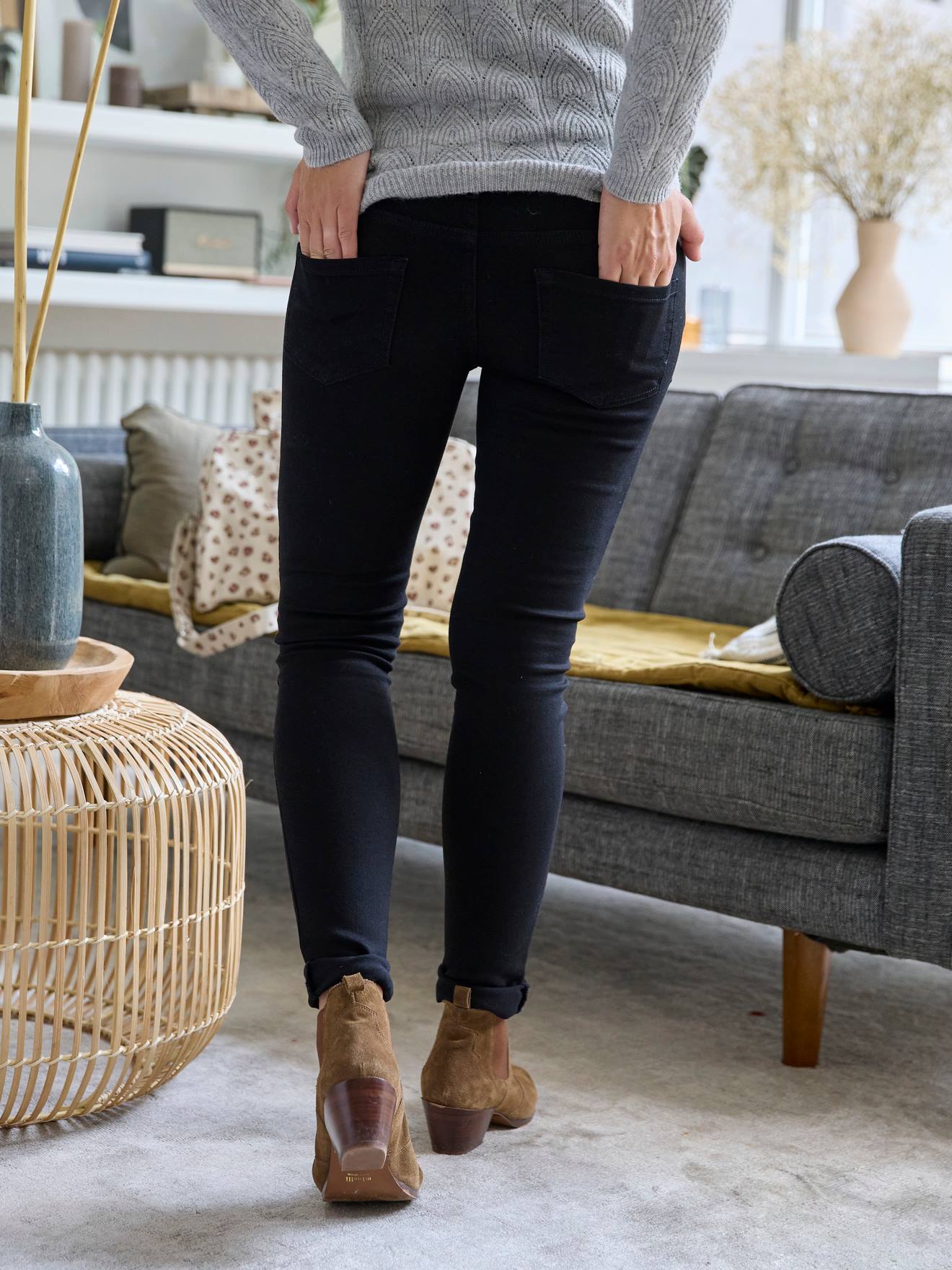 Jean skinny de grossesse stone