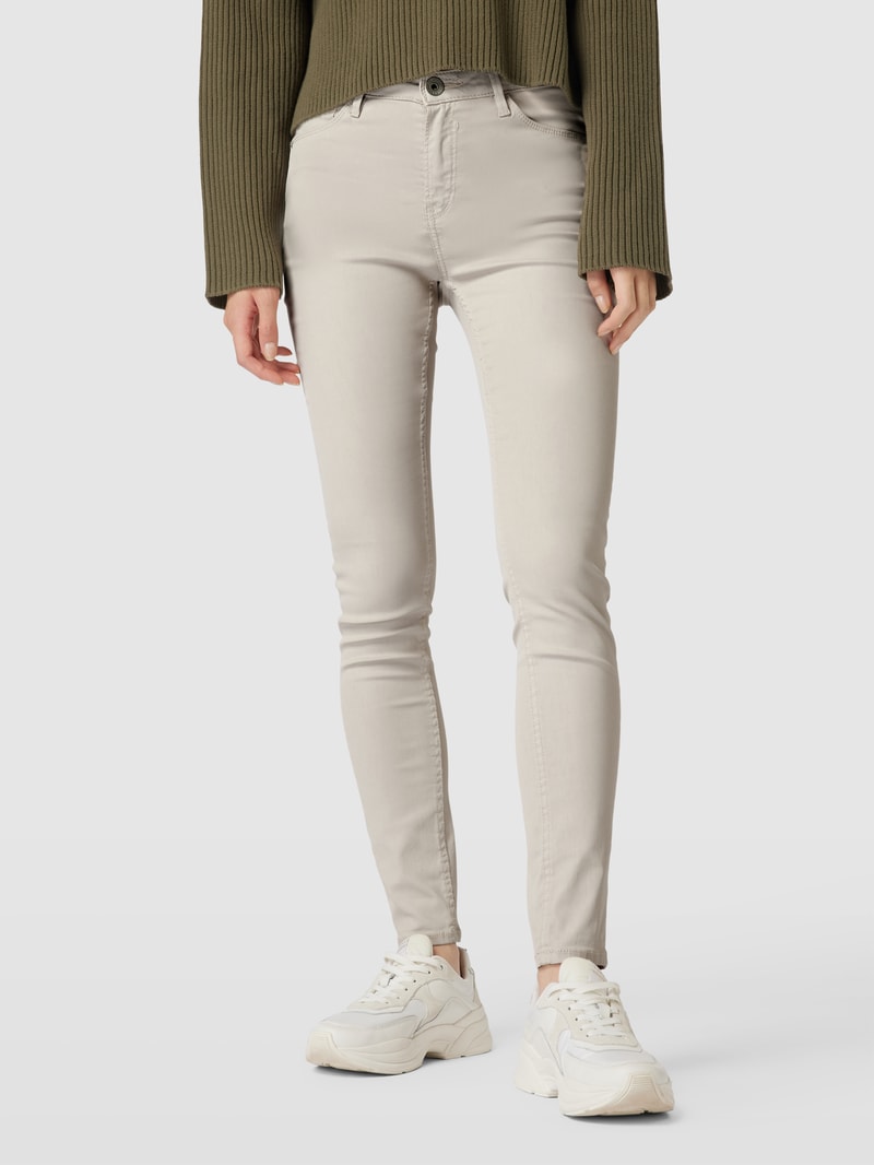 Jeans mit 5-Pocket-Design Modell 'CELIA' in sand