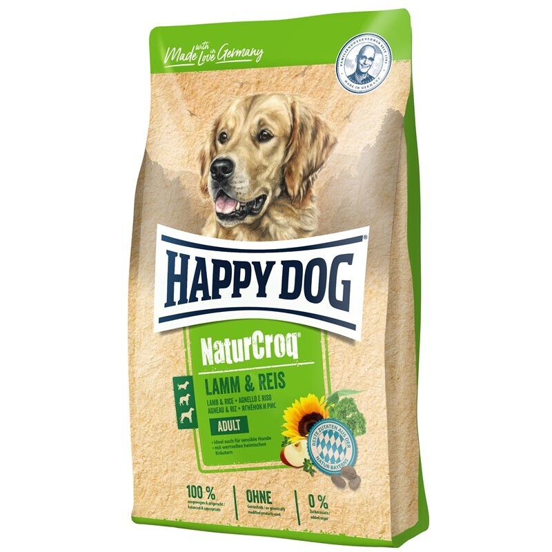 HAPPY DOG Hundetrockenfutter HAPPY DOG NaturCroq Lamm & Reis 15 kg