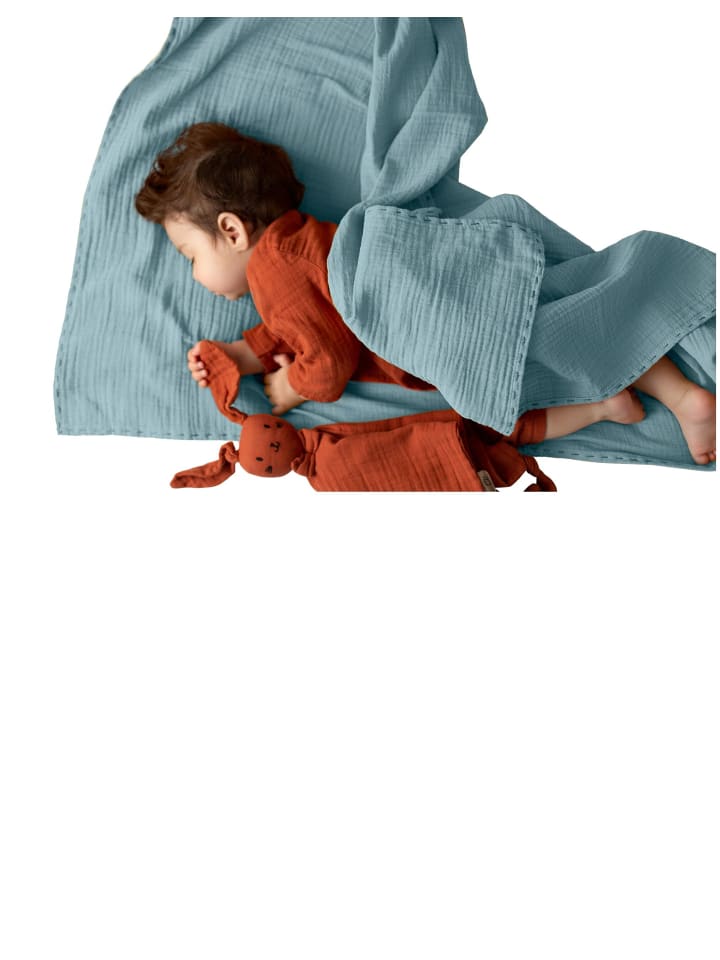 Mababu Stilltuch Musselin in sea green günstig kaufen onesize