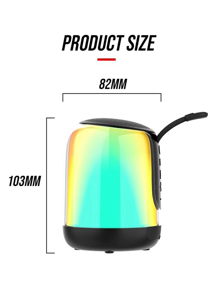 SmartCase Bluetooth-Lautsprecher mit Farbwechsel in Schwarz günstig kaufen onesize