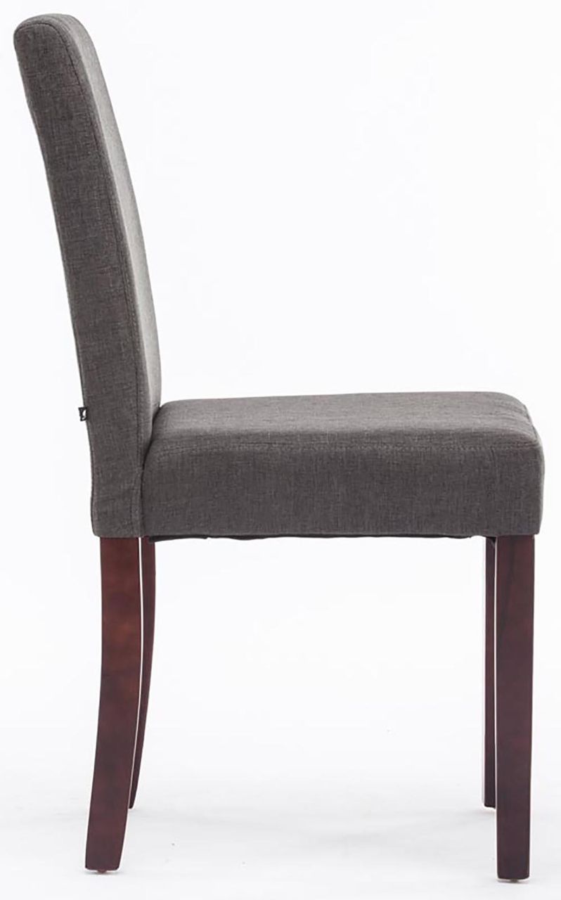 CLP 4er Set Esszimmerstuhl Ina Stoff cappuccino, dunkelgrau