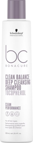 Schwarzkopf Professional BC Bonacure Clean Balance Deep Cleansing Shampoo Tocopherol Shampoo