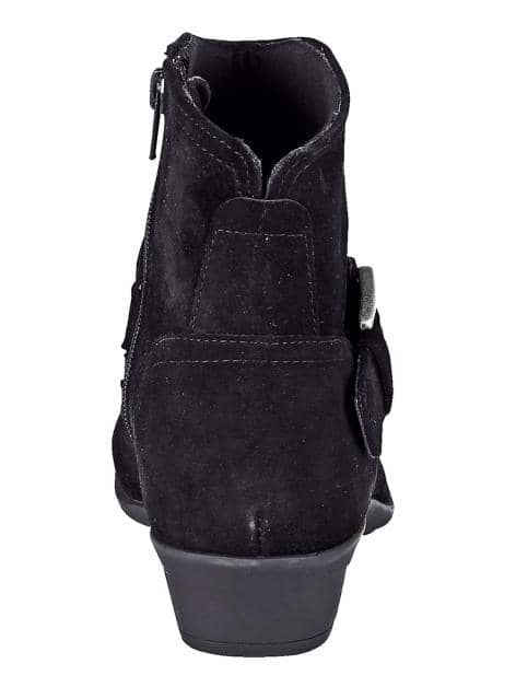 Stiefelette mit modischer Zierschnalle