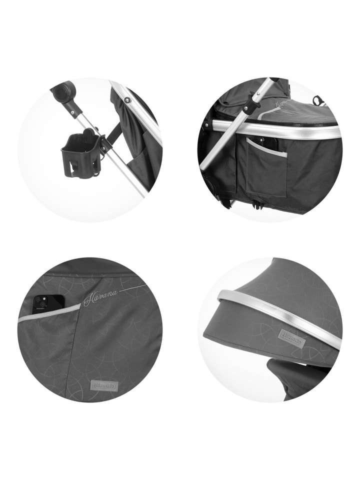 Chipolino Kombikinderwagen Havana 2 in 1 in schwarz günstig kaufen onesize