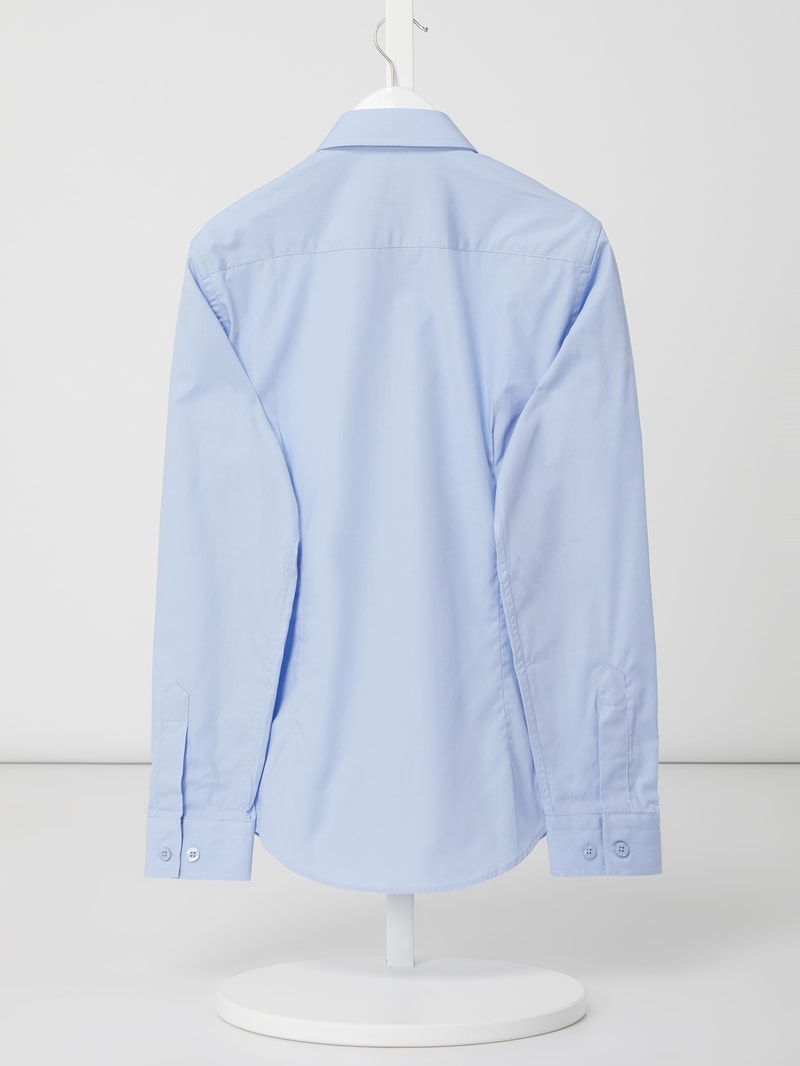 Hemd mit Brusttasche in hellblau