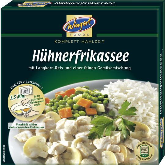 Wingert Foods Hühnerfrikasse 480G