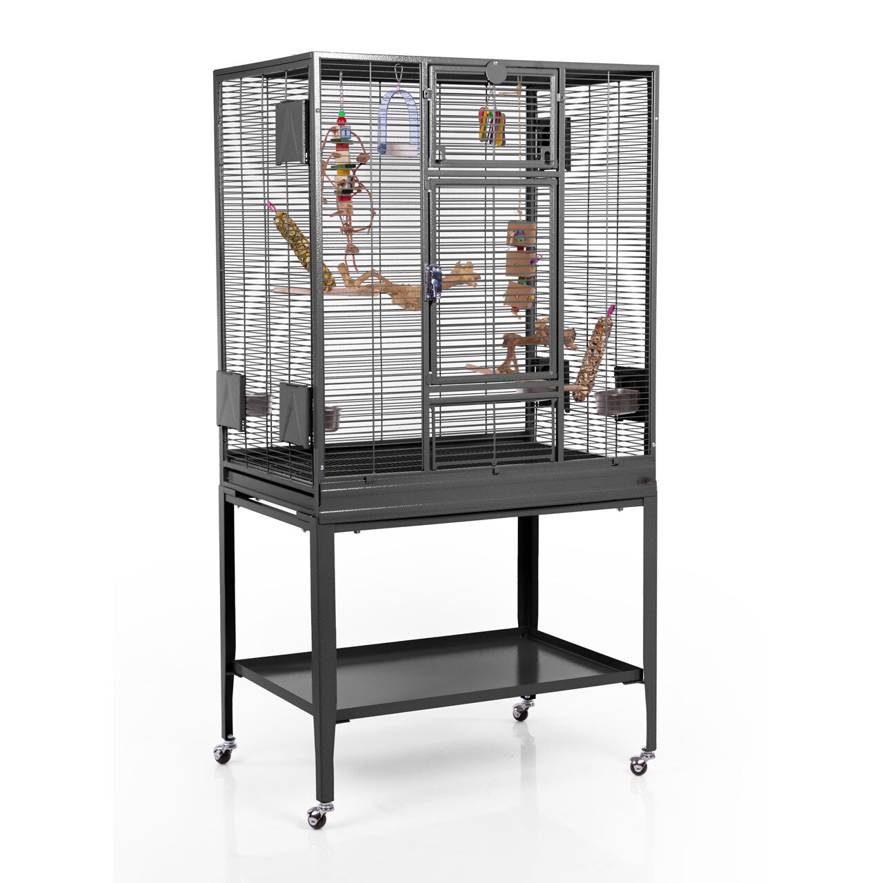 Montana Cages Käfige & Volieren Montana Cages Vogelkäfig Madeira Single dunkelgrau