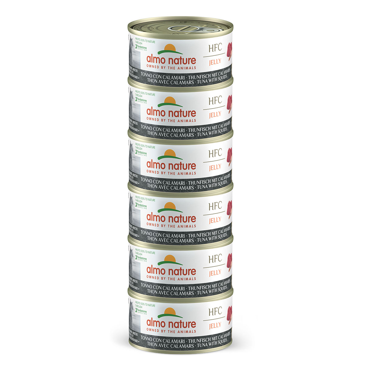 Almo Nature HFC Megapack Thunfisch mit Calamaris 6x70g