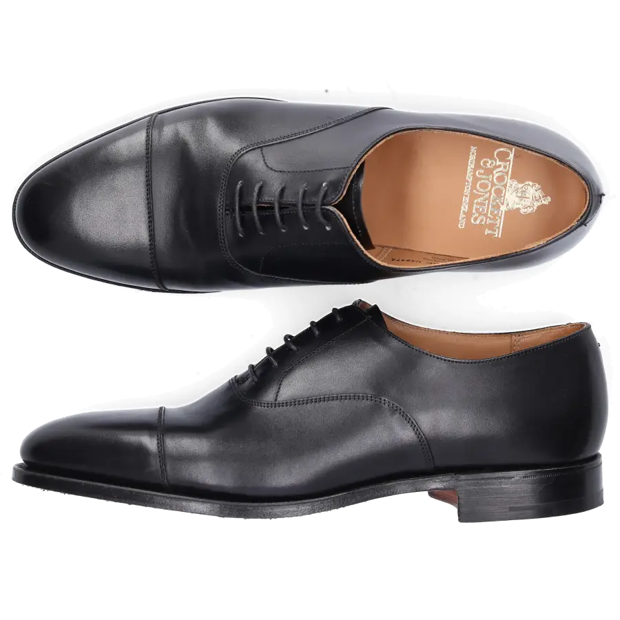 Crockett & Jones - Halbschuhe CONNOUGHT schwarz - schwarz
