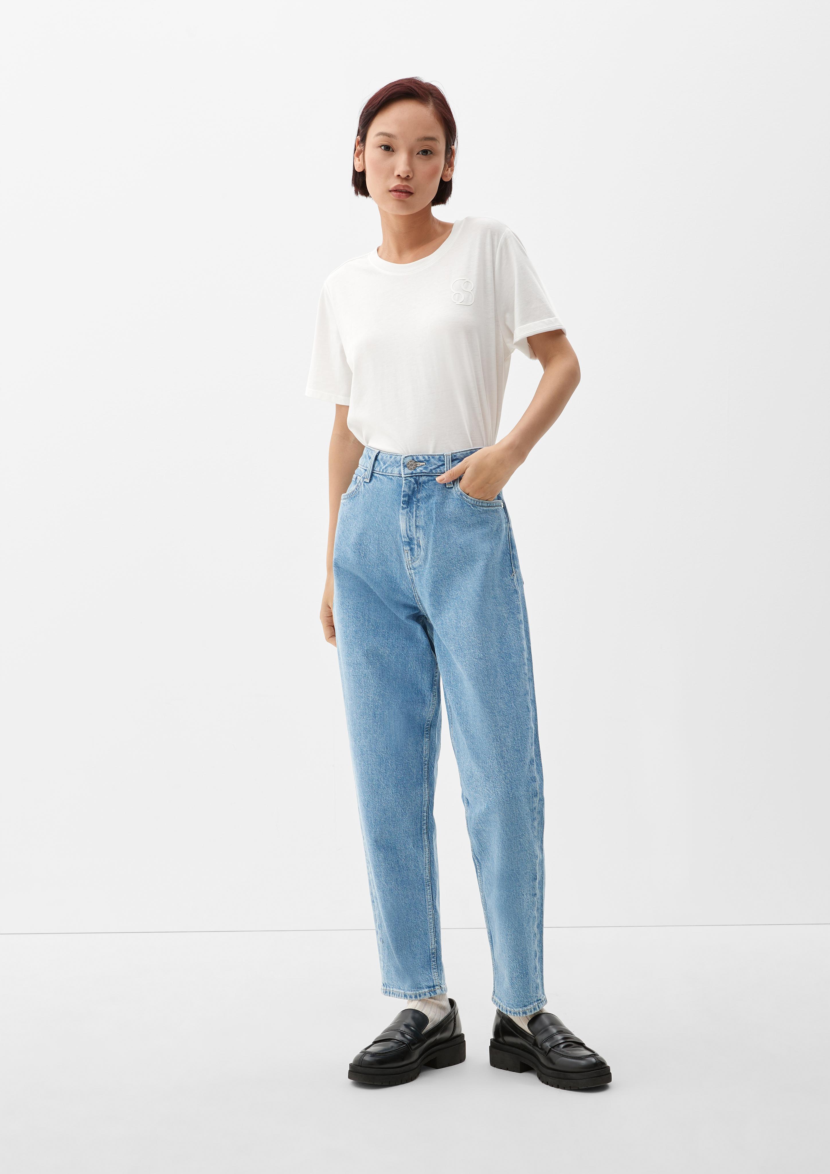 Ankle-Jeans / Relaxed Fit / High Rise / Tapered Leg  2123109-55Z4