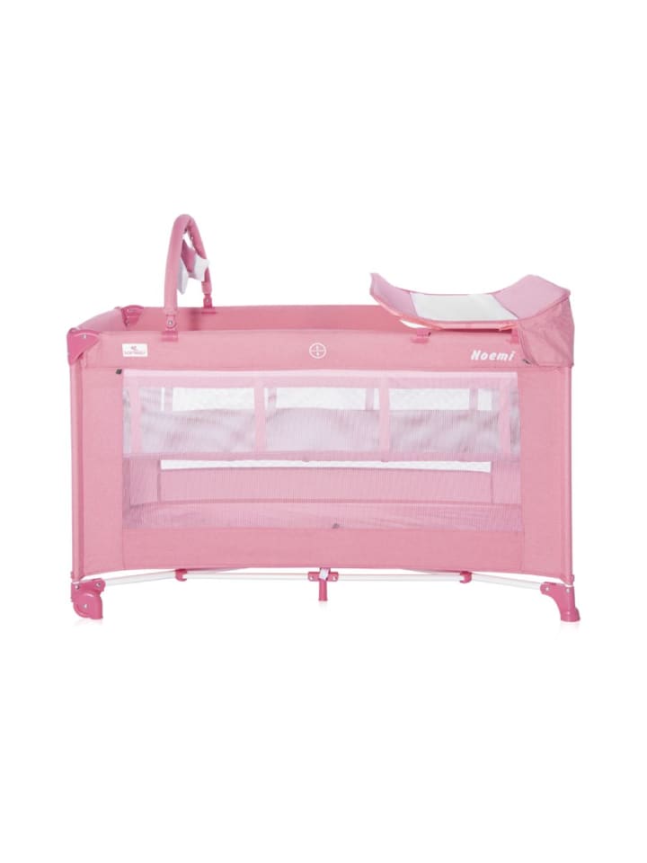 Lorelli Reisebett Noemi 2 Ebenen in rosa günstig kaufen 60x120 cm