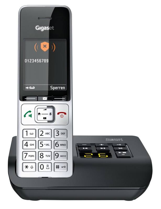 Gigaset DECT-Telefon Comfort Silber S30852-H3023-B101