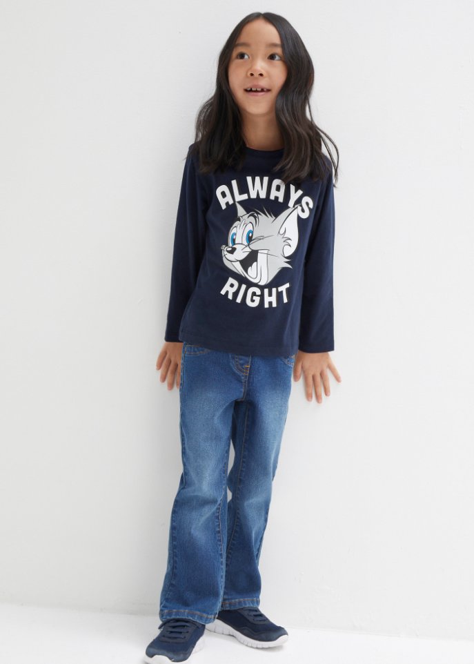 Kinder Langarmshirt Tom and Jerry