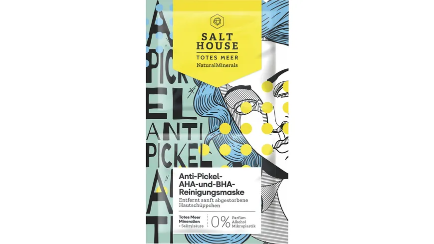 SALTHOUSE Totes Meer Natural Minerals Reinigungsmaske Anti Pickel 12 ml