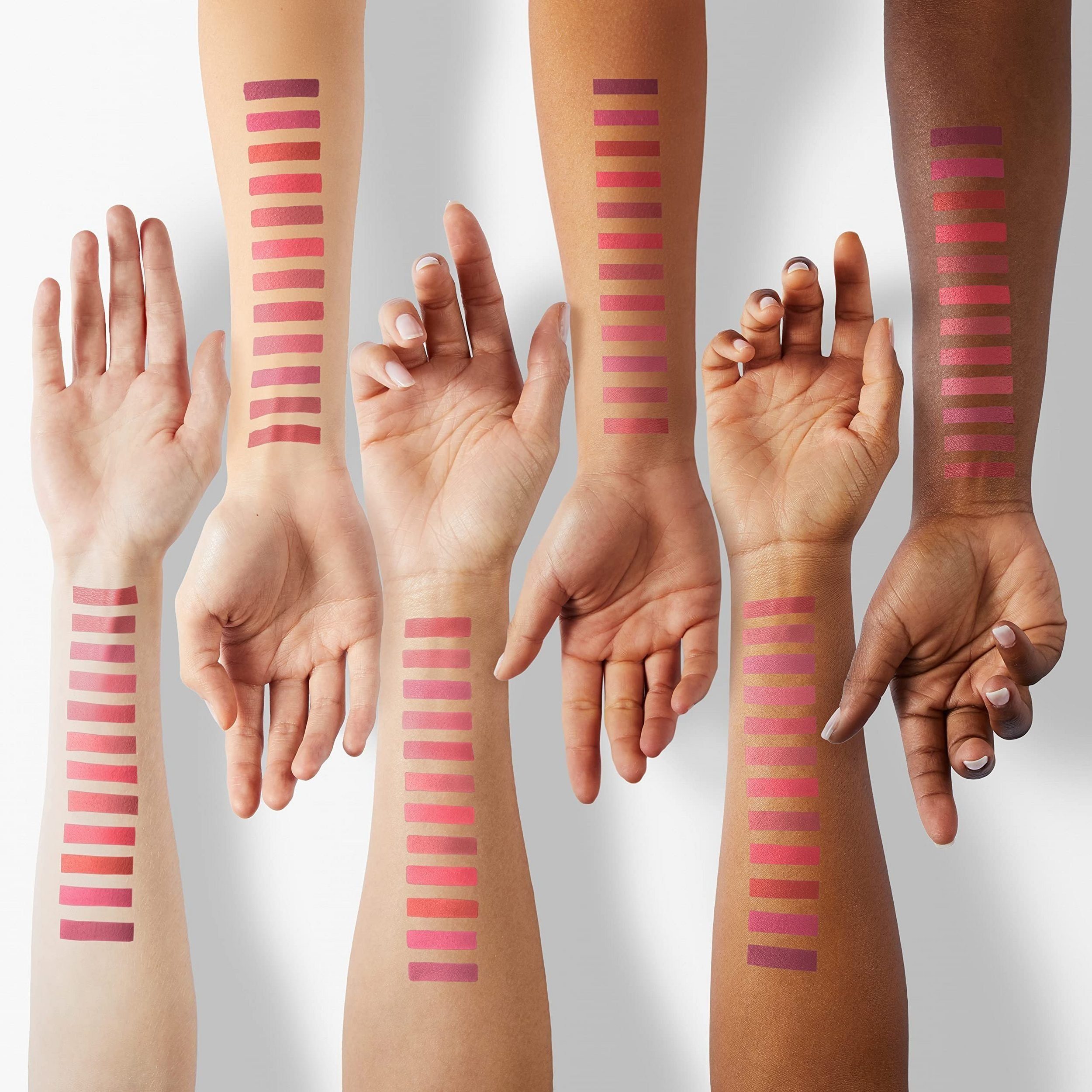 POCHUMIDUU Lippenstift-Set 16 Lippenstift-Set Matte Flüssig-Lippenstift Makeup Set, 16-tlg., Samtig Langanhaltend Wasserdicht Hoch Pigmentiert Samt Lipgloss Kit