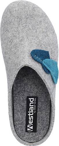WESTLAND Hausschuh Cholet 02, grau-multi