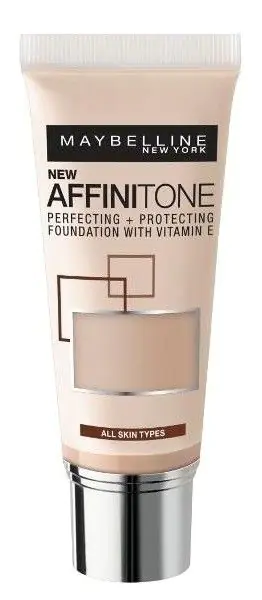 „Maybelline Affinitone“ drėkinamasis makiažo pagrindas, 02 šviesus porcelianas