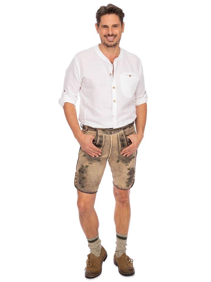 MADDOX Lederhose BUCHNER in natur günstig kaufen