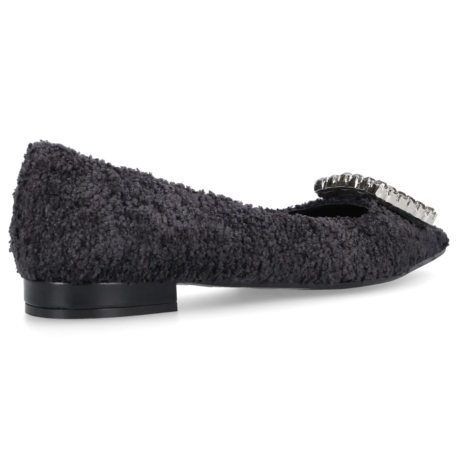 Roberto Festa - Ballerinas AMAIA Tweed - schwarz