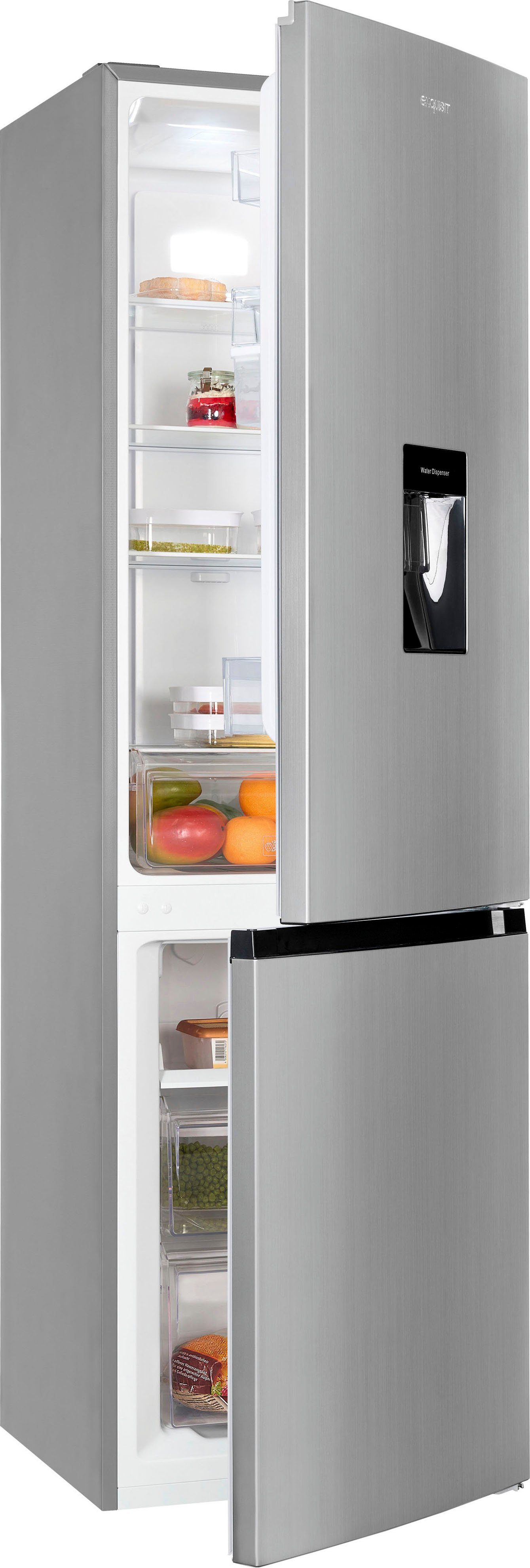 exquisit Kühl-/Gefrierkombination KGC265-70-NF-WS-040C, 180,5 cm hoch, 54 cm breit