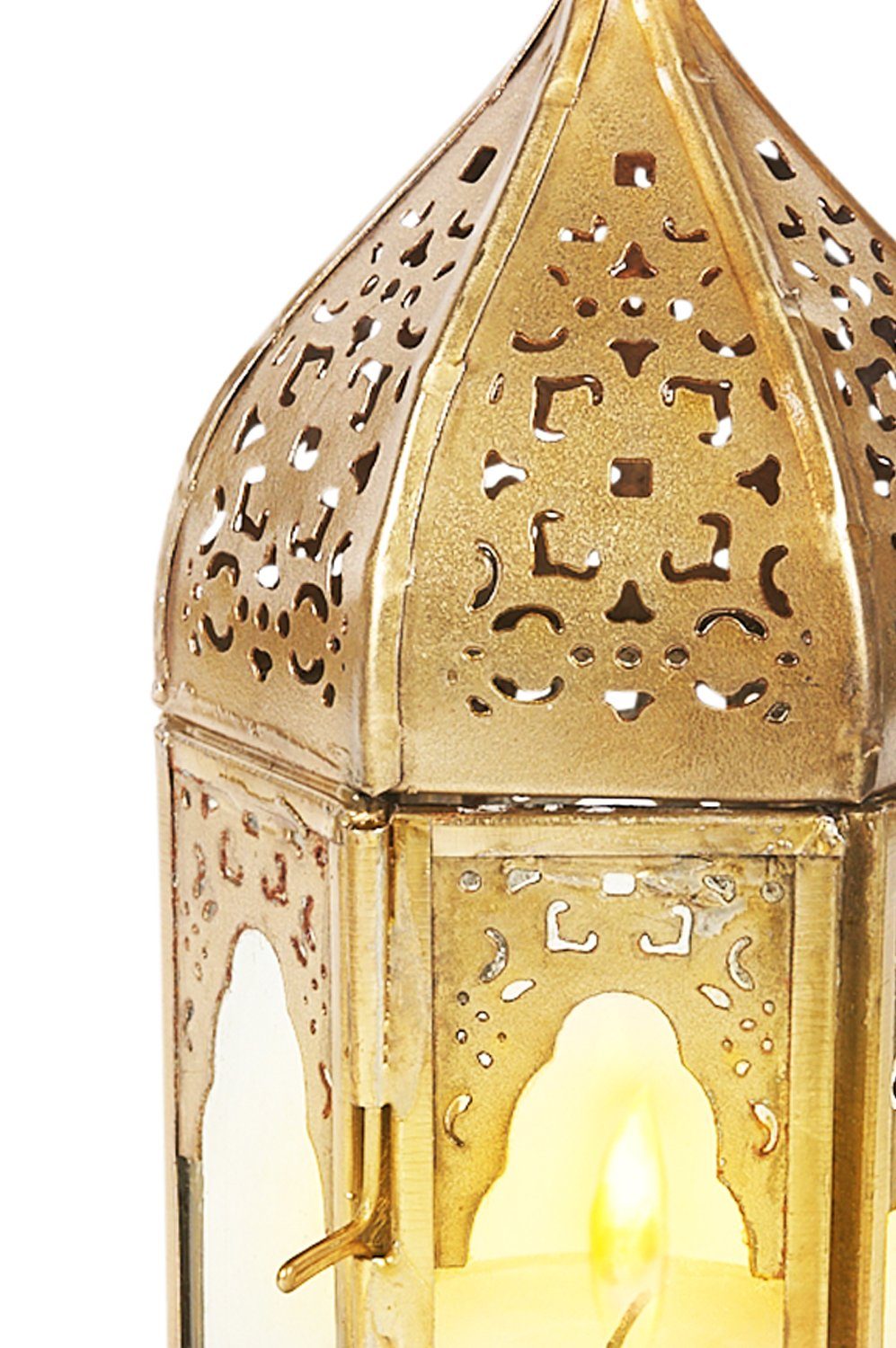 Marrakesch Orient & Mediterran Interior Windlicht 2er SET Orientalisches Windlicht Basem, orientalische Laterne, Handarbeit