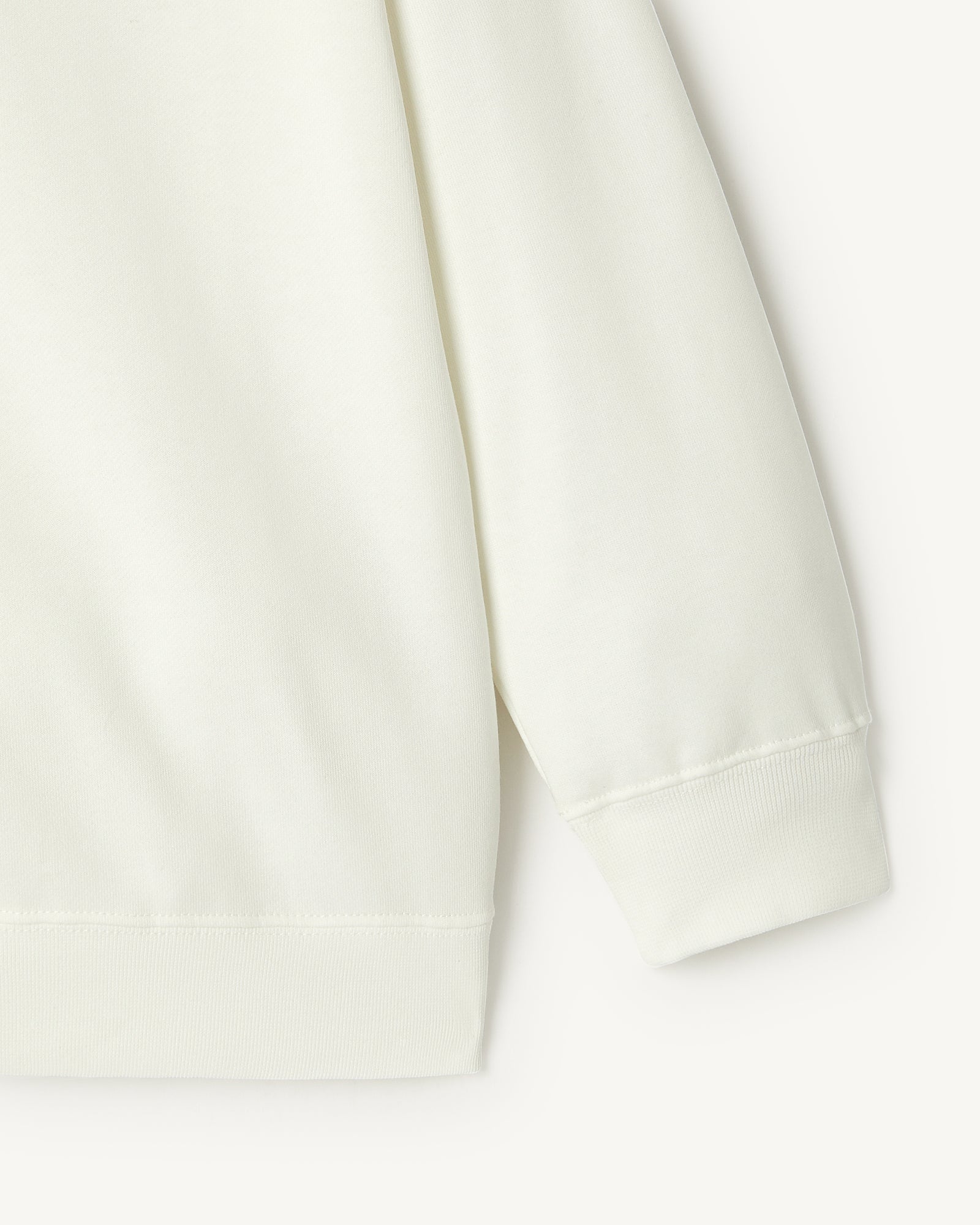 Sweat molleton à capuche femme en coton biologique Blanc Monteria
