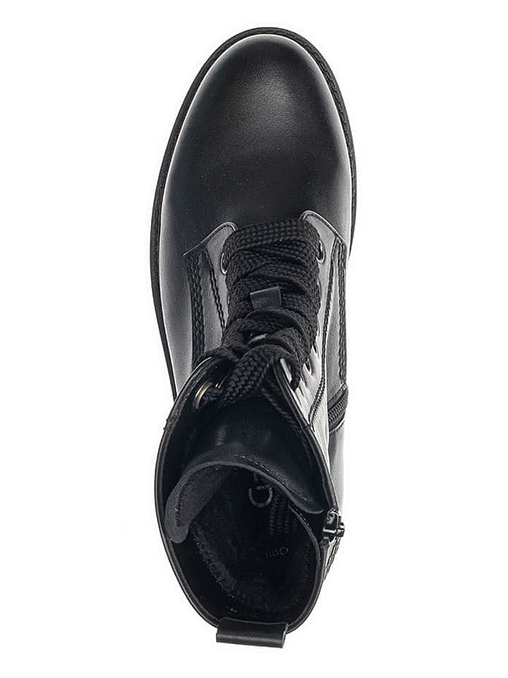 Gabor Leder-Boots in Schwarz günstig kaufen 40